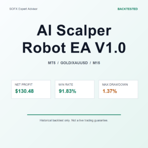 AI Scalper Robot EA V1.0 MT5 Expert Advisor cover