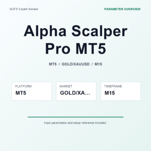 Alpha Scalper Pro MT5 MT5 Expert Advisor cover