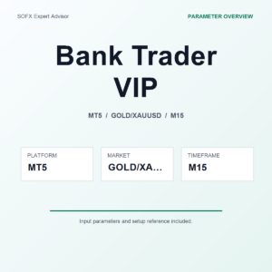 Bank Trader VIP MT5 Expert Advisor cover
