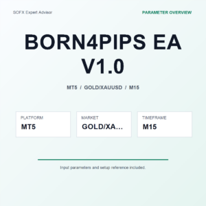 BORN4PIPS EA V1.0 MT5 Expert Advisor cover
