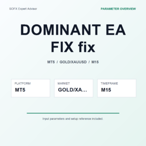 DOMINANT EA FIX fix MT5 Expert Advisor cover