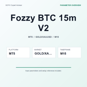 Fozzy BTC 15m V2 MT5 Expert Advisor cover