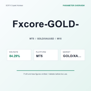 Fxcore-GOLD-NEW MT5 Expert Advisor cover