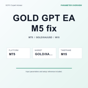 GOLD GPT EA M5 fix MT5 Expert Advisor cover