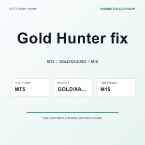 Gold Hunter fix MT5 Expert Advisor cover