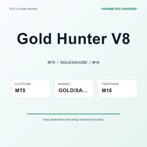 Gold Hunter V8 MT5 Expert Advisor cover