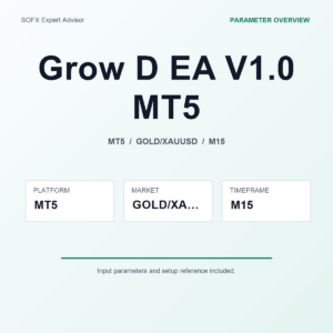 Grow D EA V1.0 MT5 MT5 Expert Advisor cover