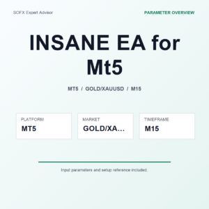 INSANE EA for Mt5 MT5 Expert Advisor cover