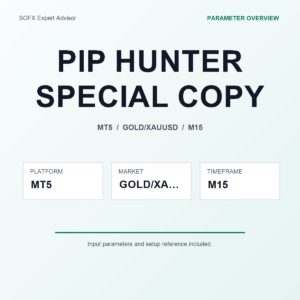 PIP HUNTER SPECIAL COPY MT5 Expert Advisor cover