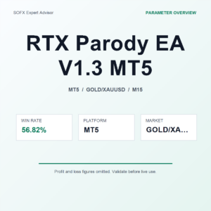 RTX Parody EA V1.3 MT5 MT5 Expert Advisor cover