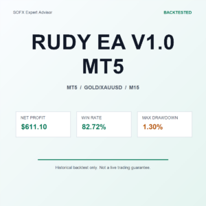 RUDY EA V1.0 MT5 MT5 Expert Advisor cover