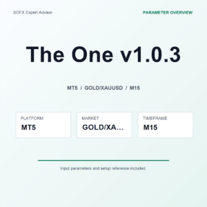 The One v1.0.3 MT5 Expert Advisor cover