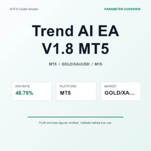 Trend AI EA V1.8 MT5 MT5 Expert Advisor cover