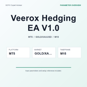 Veerox Hedging EA V1.0 MT5 Expert Advisor cover