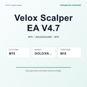 Velox Scalper EA V4.7 MT5 Expert Advisor cover