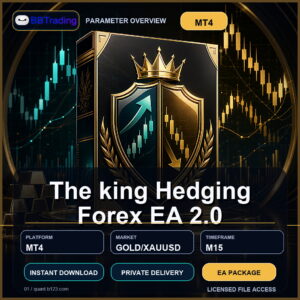 The king Hedging Forex EA 2.0 MT4 Expert Advisor cover