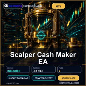 Scalper Cash Maker EA MT4 Expert Advisor cover