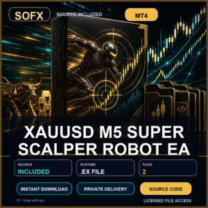 XAUUSD M5 SUPER SCALPER ROBOT EA MT4 Expert Advisor cover