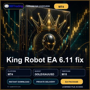 King Robot EA 6.11 fix MT4 Expert Advisor cover