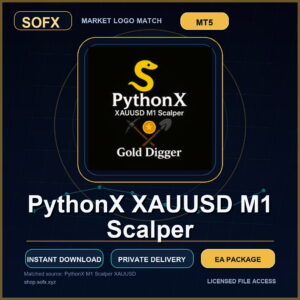PythonX XAUUSD M1 Scalper MT5 Expert Advisor cover