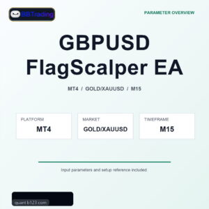 GBPUSD FlagScalper EA MT4 Expert Advisor cover