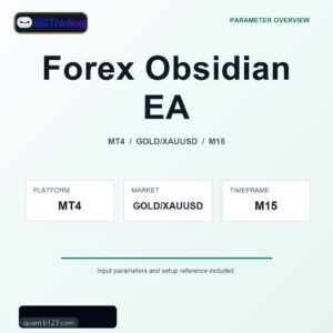 Forex Obsidian EA MT4 Expert Advisor cover