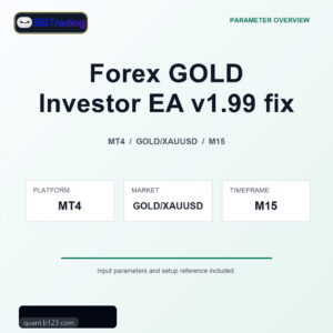 Forex GOLD Investor EA v1.99 fix MT4 Expert Advisor cover