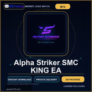 Alpha Striker SMC KING EA MT4 Expert Advisor cover