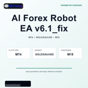 AI Forex Robot EA v6.1_fix MT4 Expert Advisor cover
