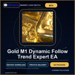 Gold M1 Dynamic Follow Trend Expert EA MT4 Expert Advisor cover