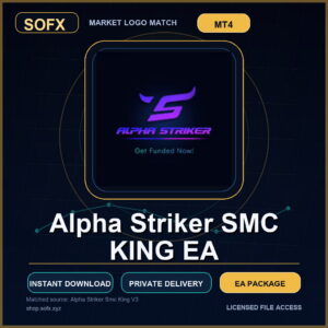 Alpha Striker SMC KING EA MT4 Expert Advisor cover