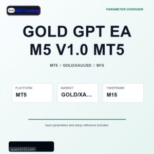 GOLD GPT EA M5 V1.0 MT5 MT5 Expert Advisor cover