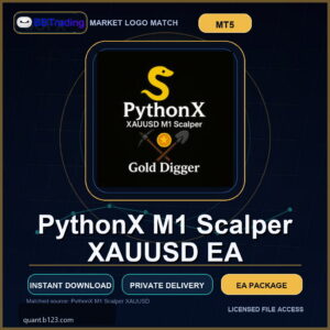 PythonX M1 Scalper XAUUSD EA MT5 Expert Advisor cover