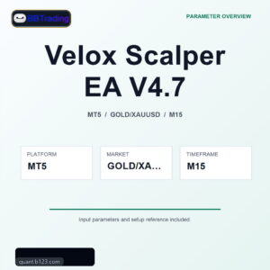 Velox Scalper EA V4.7 MT5 Expert Advisor cover