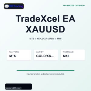TradeXcel EA XAUUSD MT5 Expert Advisor cover