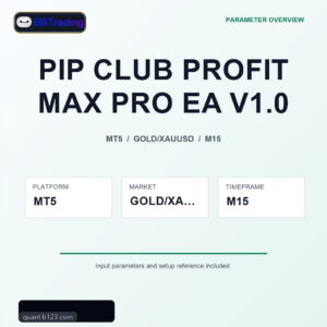 PIP CLUB PROFIT MAX PRO EA V1.0 MT5 Expert Advisor cover