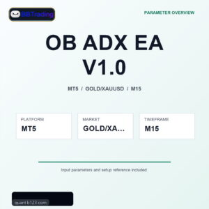 OB ADX EA V1.0 MT5 Expert Advisor cover