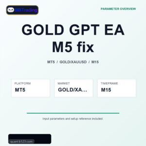 GOLD GPT EA M5 fix MT5 Expert Advisor cover