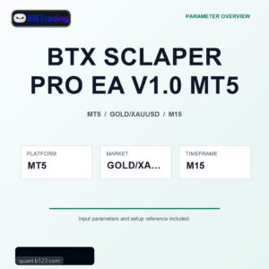 BTX SCLAPER PRO EA V1.0 MT5 MT5 Expert Advisor cover