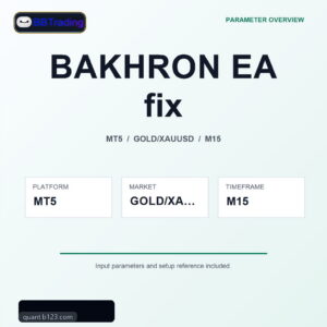 BAKHRON EA fix MT5 Expert Advisor cover