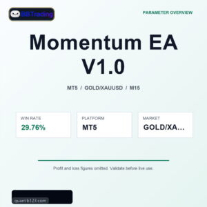 Momentum EA V1.0 MT5 Expert Advisor cover