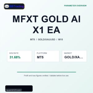 MFXT GOLD AI X1 EA MT5 Expert Advisor cover
