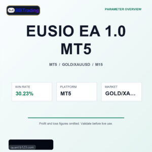EUSIO EA 1.0 MT5 MT5 Expert Advisor cover