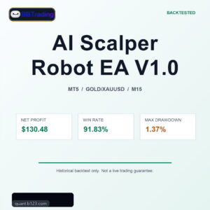 AI Scalper Robot EA V1.0 MT5 Expert Advisor cover