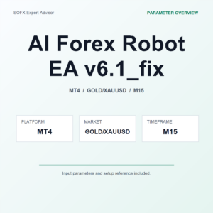 AI Forex Robot EA v6.1_fix MT4 Expert Advisor cover
