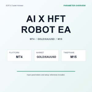 AI X HFT ROBOT EA MT4 Expert Advisor cover