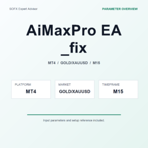 AiMaxPro EA _fix MT4 Expert Advisor cover