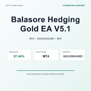 Balasore Hedging Gold EA V5.1 MT4 Expert Advisor cover