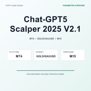 Chat-GPT5 Scalper 2025 V2.1 MT4 Expert Advisor cover