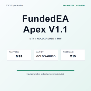 FundedEA Apex V1.1 MT4 Expert Advisor cover